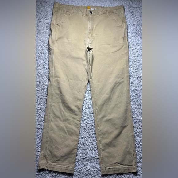Carhartt Pants Mens 40 x 34 Relaxed Fit Baggy Work Utility Outdoors Rugged Flex - Picture 1 of 6